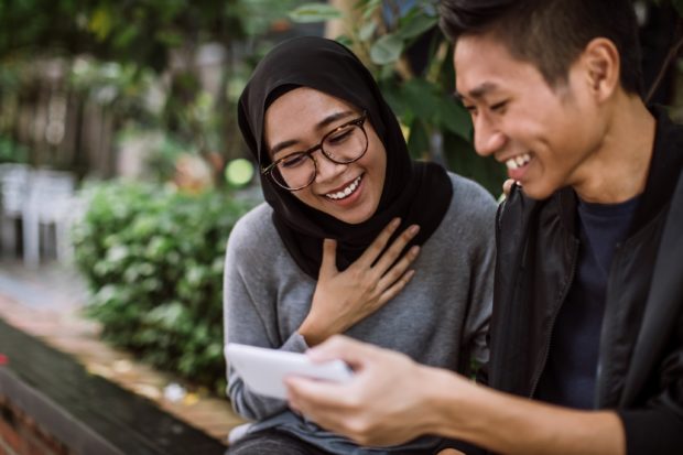 indonesians, smartphone, asia