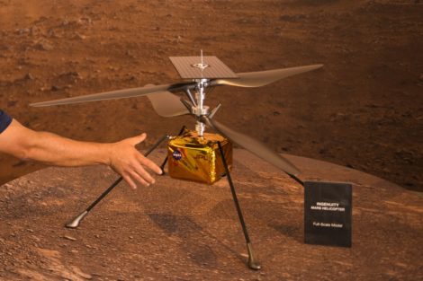 NASA's Mars helicopter succeeds in historic first flight