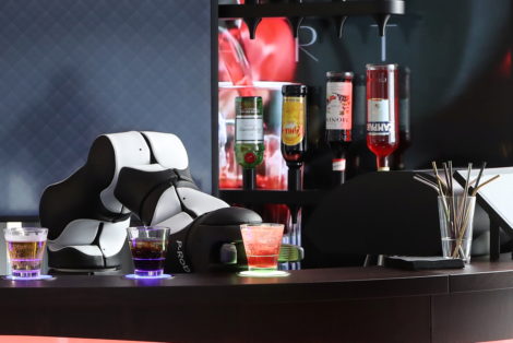 Barney the Swiss robot bartender ready to shake up cocktails