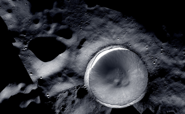 NASA Moon Camera Mosaic