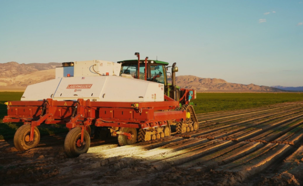 Illustration of cutting-edge agricultural technology shaping the future of farming.